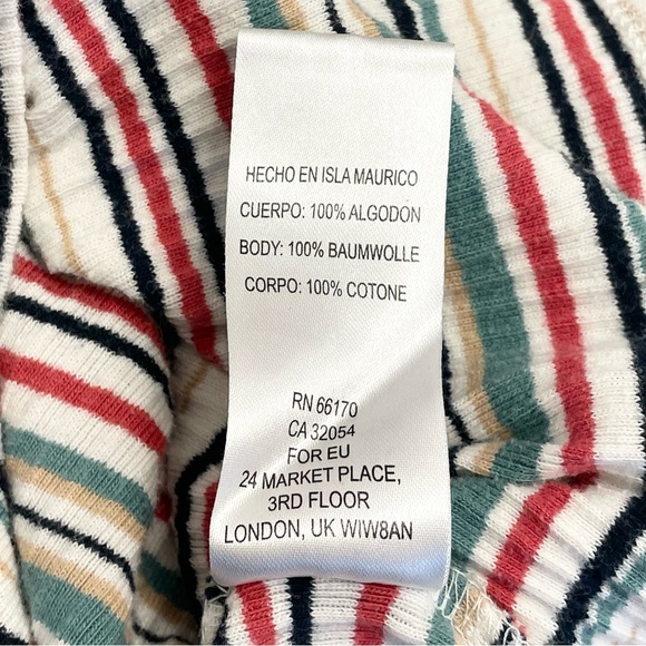 Urban Outfitters Striped Wrap Crop Top - Picture 9 of 11